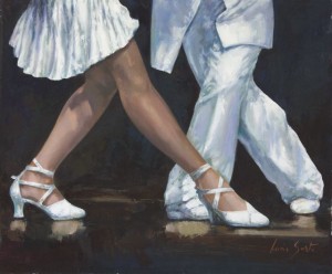 Tango - 2008 - olio su tela - cm 60x50cm Lucia Sarto, foto fornita da Marianna Accerboni