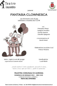 locandina A4 clown 6 genn 2013 aurisina