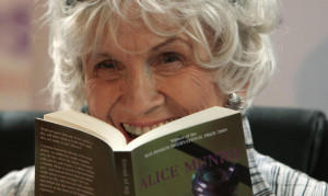 Alice Munro, foto fornita da In Time