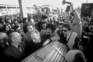Funerale Pasolini, Foto Claudio Ernè, foto fornita daTeatro Stabile FVG