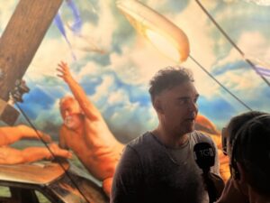 Mostra fotografica di David LaChapelle,Fulmini, Salone degli Incanti Trieste, foto dell’inaugurazione di Laura Poretti Rizman