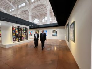 Mostra fotografica di David LaChapelle,Fulmini, Salone degli Incanti Trieste, foto dell’inaugurazione di Laura Poretti Rizman